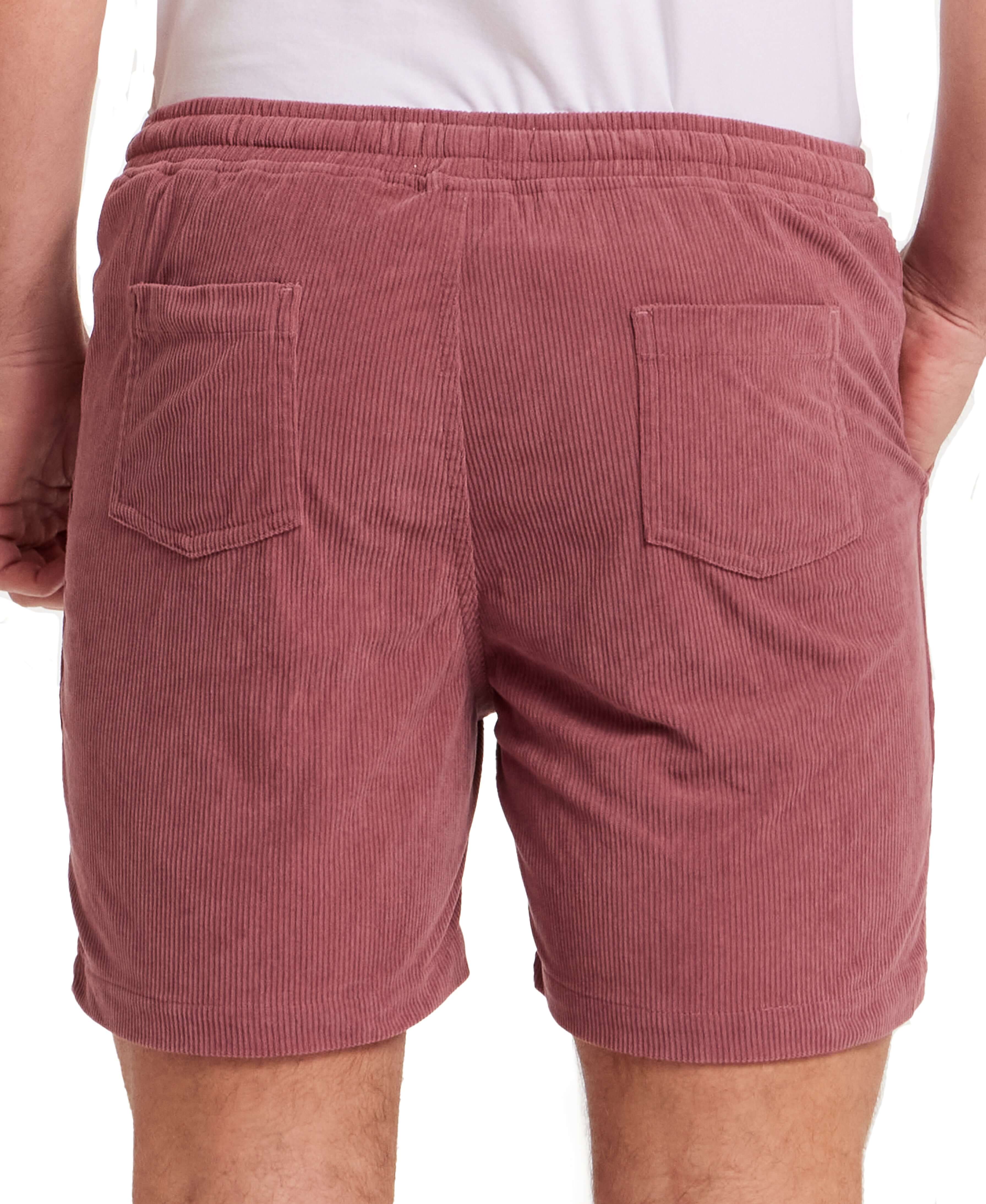 6" Corduroy Cabana Short in Rose Brown - Image 3
