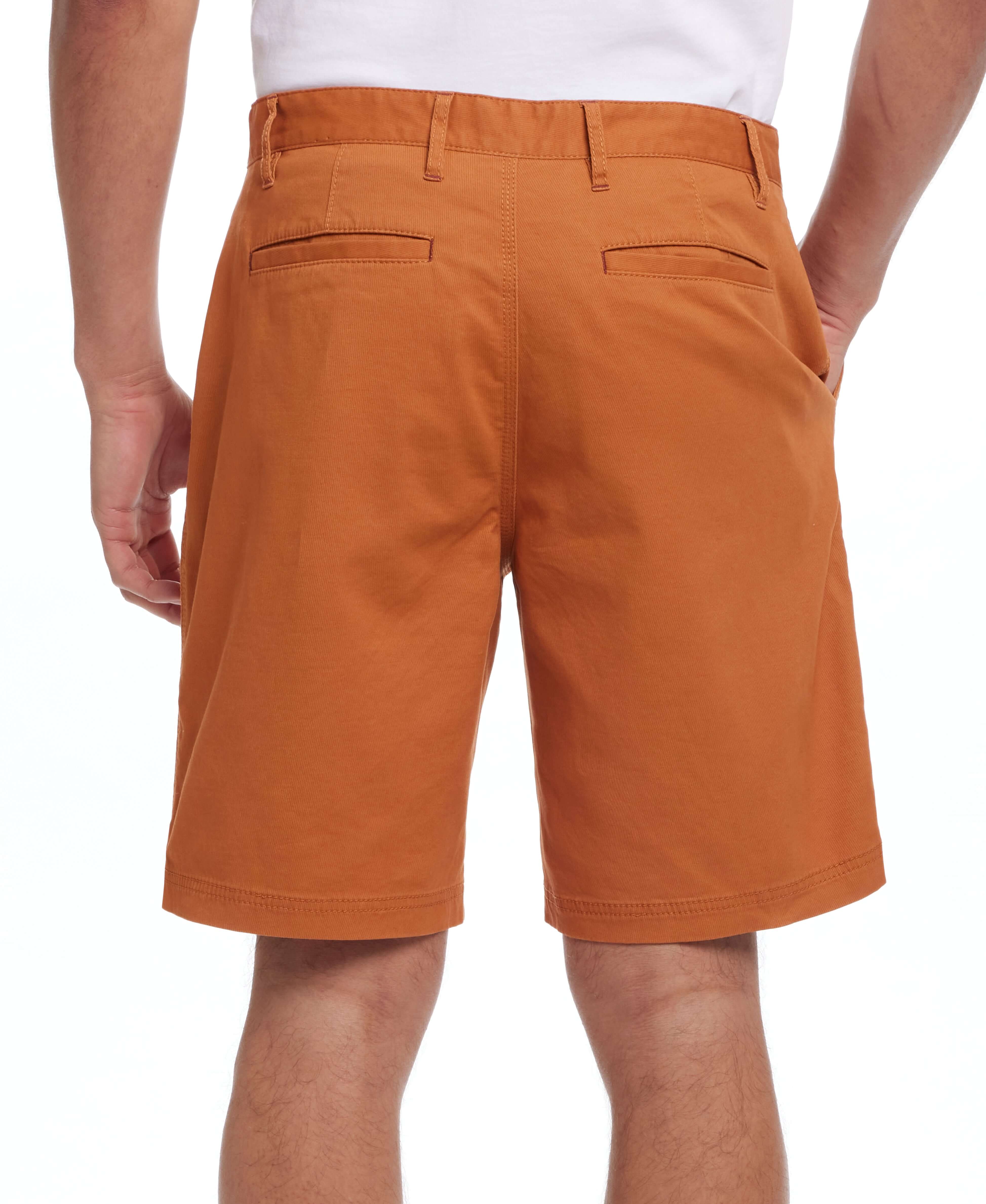 9" Cotton Twill Stretch Short In Adobe - Image 2