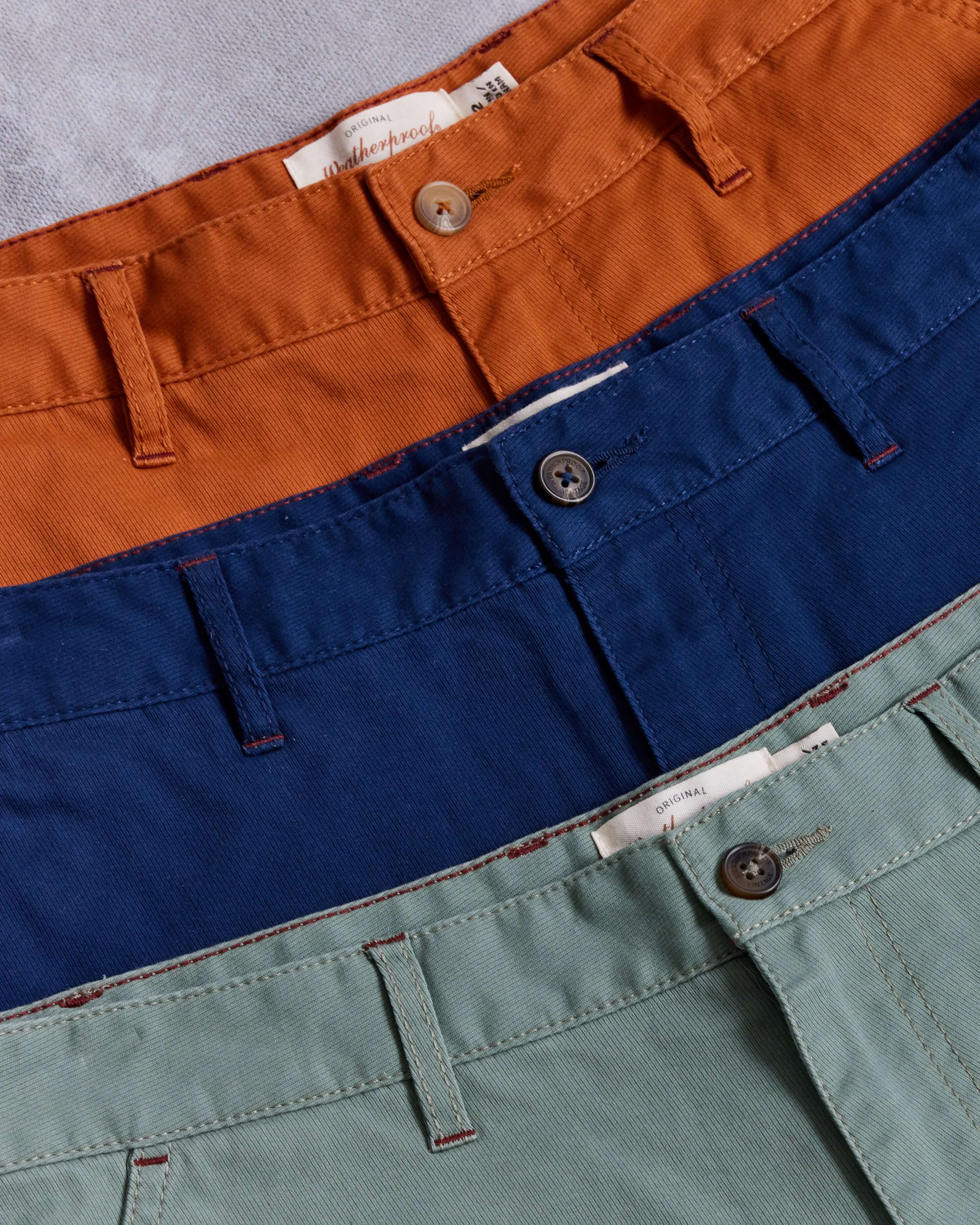 9" Cotton Twill Stretch Short In Adobe - Image 4