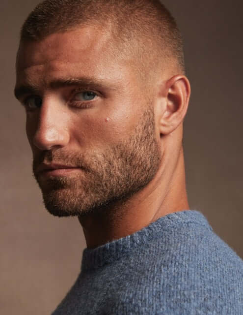 Boucle Crew In Denim - Image 4