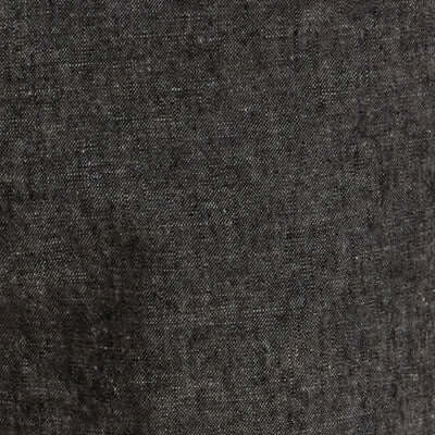Chambray Stripe Drawstring Short in Black - Image 6