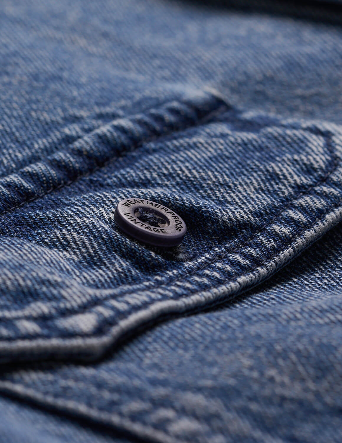 Denim Shirt In Acid Blue - Image 5