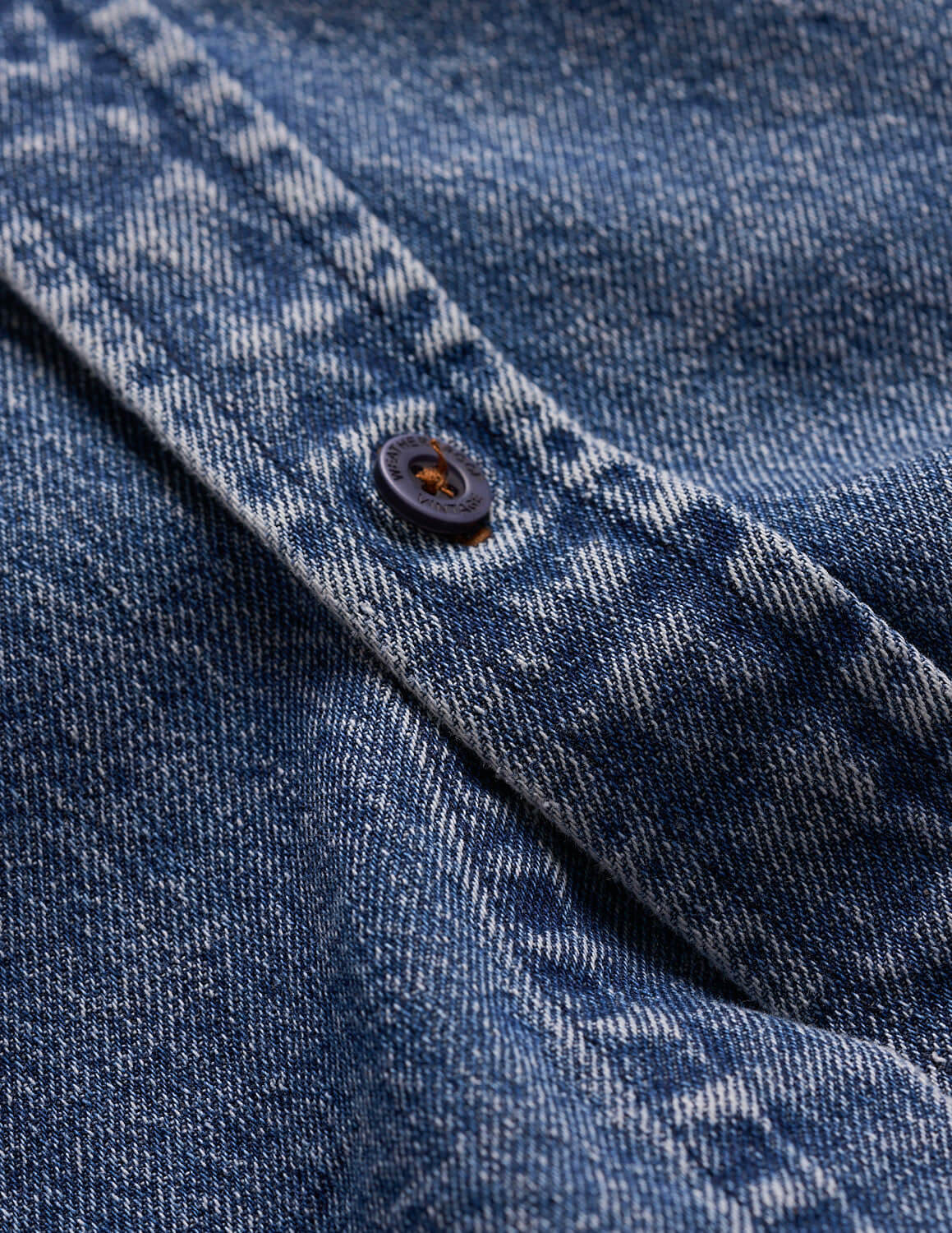 Denim Shirt In Acid Blue - Image 6