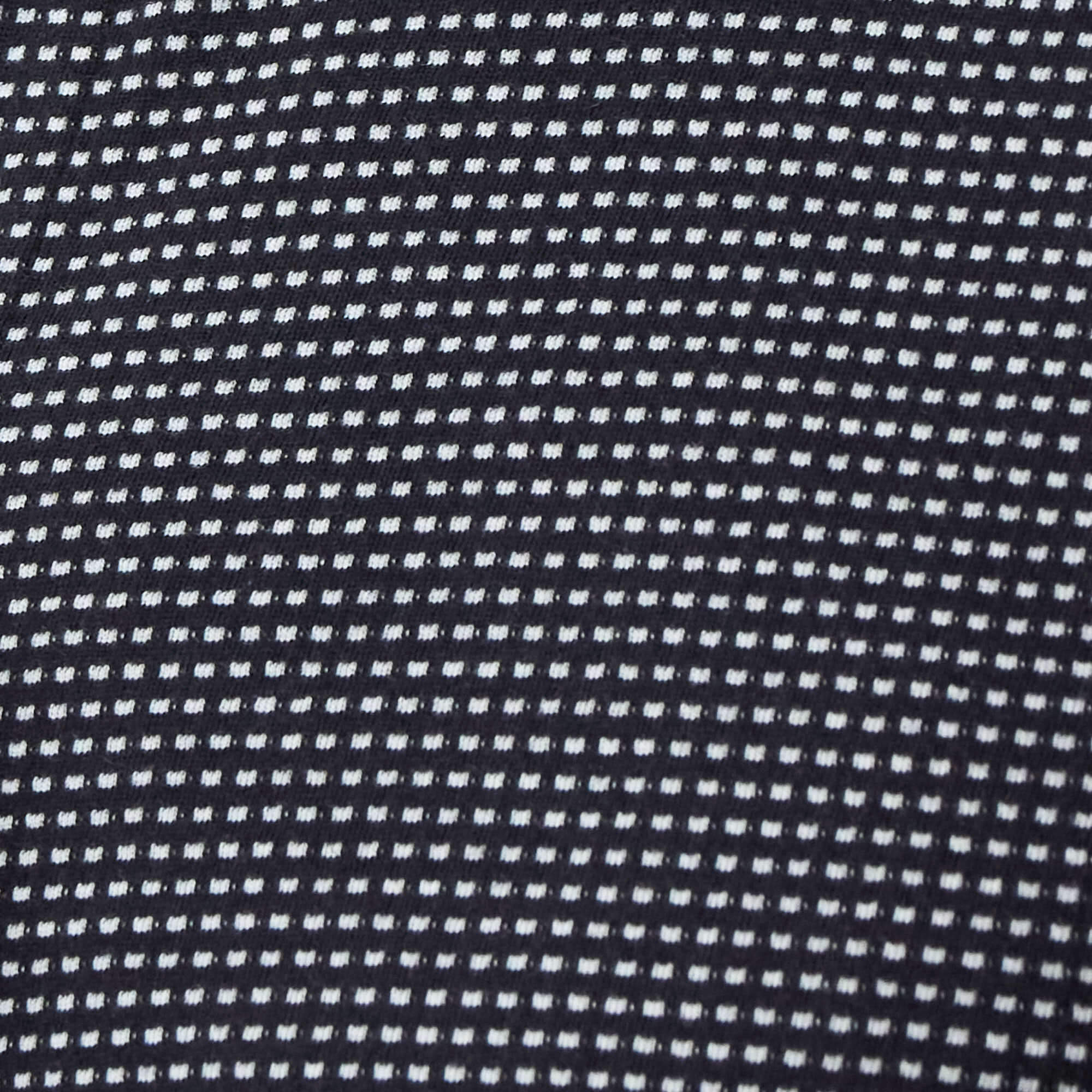 Dobby Button Down Shirt in Black - Image 5