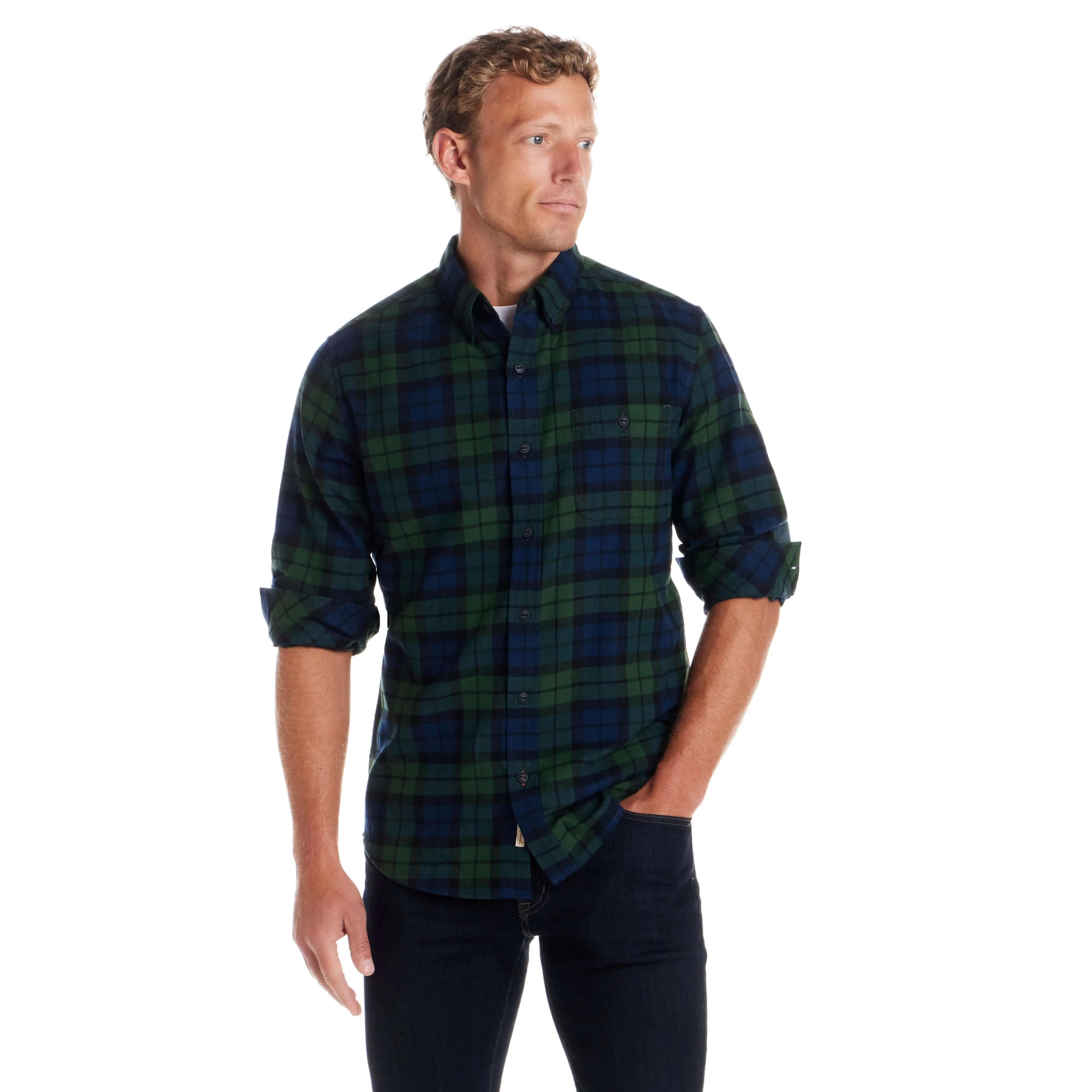 Holiday Antique Flannel in Greener Pastures - Image 3