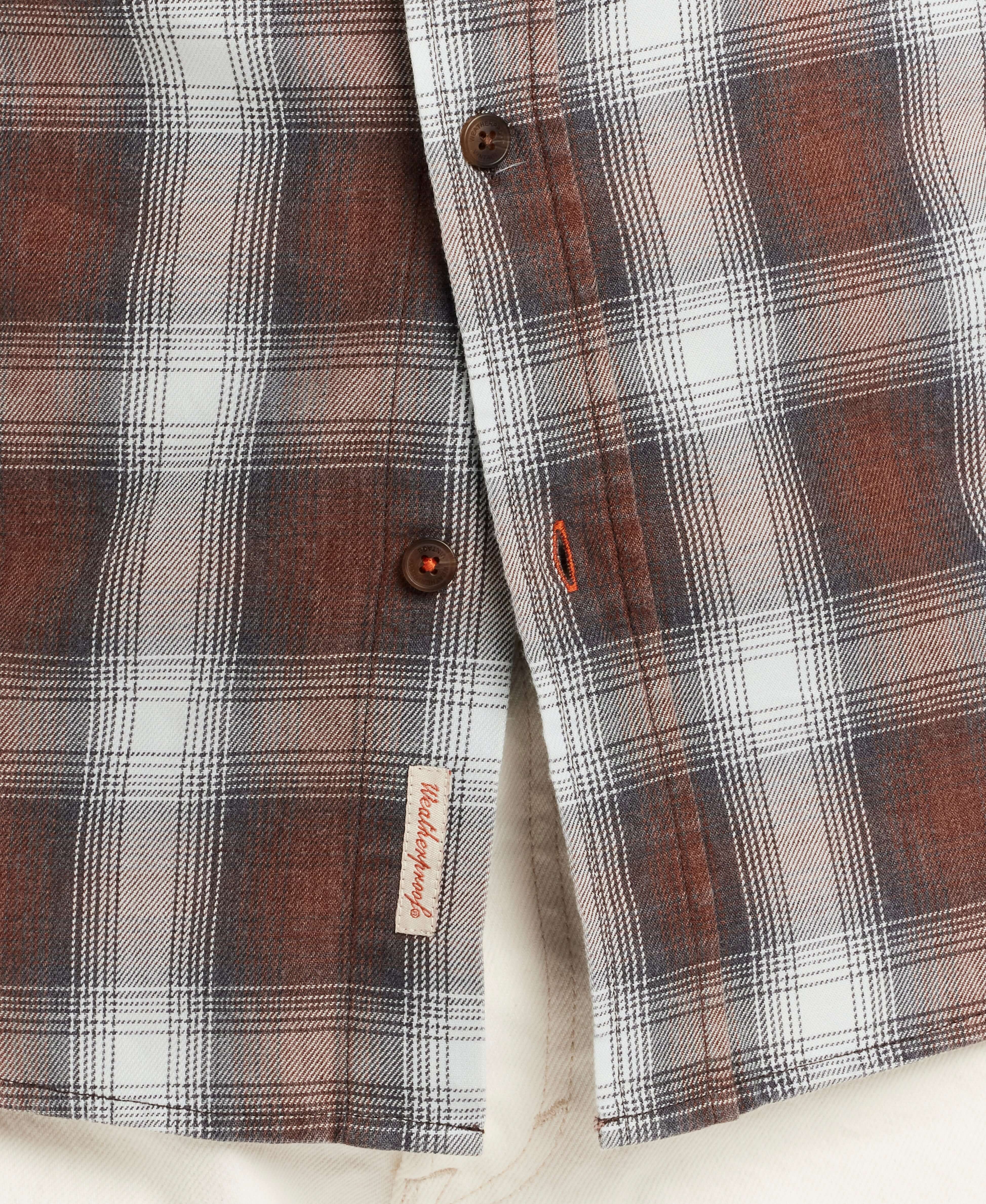 Long Sleeve Burnout Flannel in Chicory - Image 5