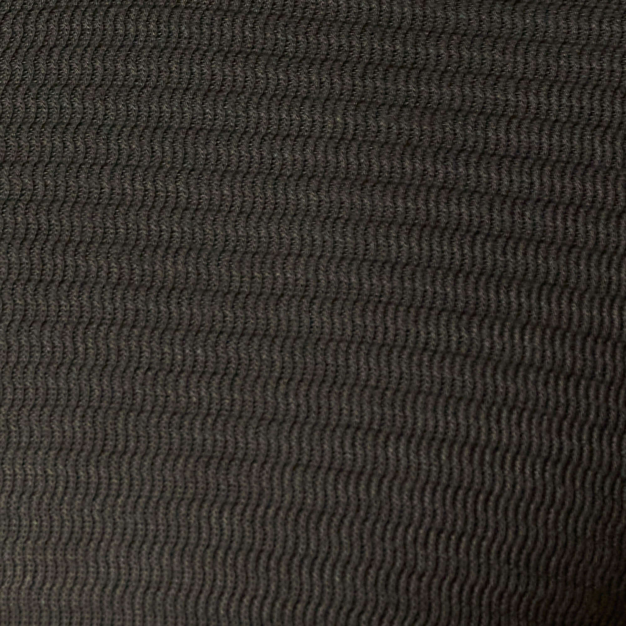 Long Sleeve Crinkle Henley in Olive - Image 5