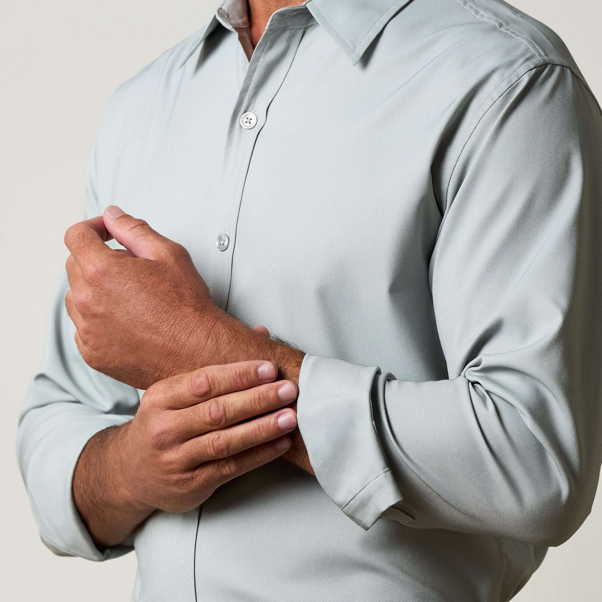 Long Sleeve Shirt in Medium Grey - Image 2