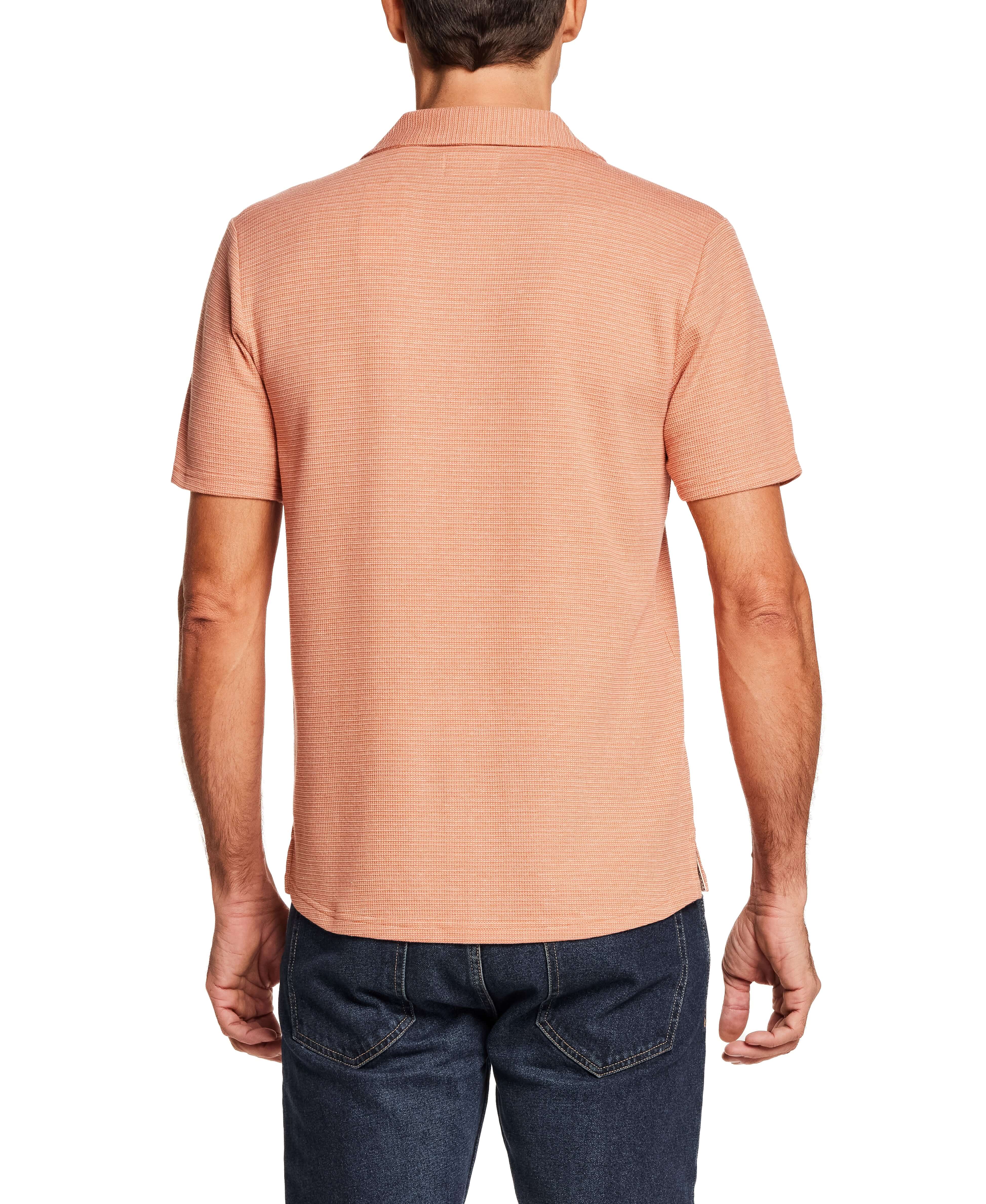 Microstripe Camp Shirt in Sunrise - Image 4