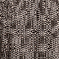 Printed Short Sleeve Polo in Black - Image 2