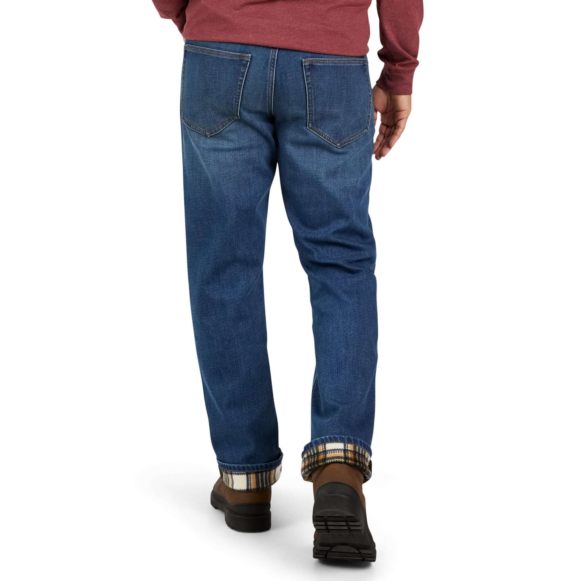 Regular Fit Fleece Lined Jeans - Medium Vintage - Image 5
