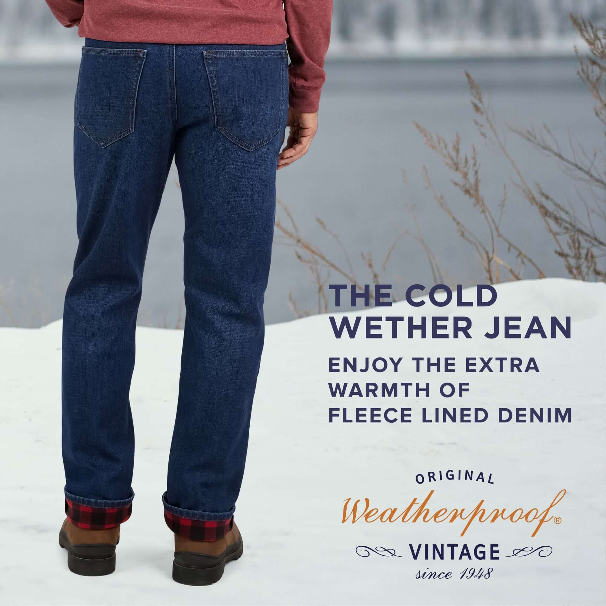 Regular Fit Fleece Lined Jeans - Osaka - Image 10