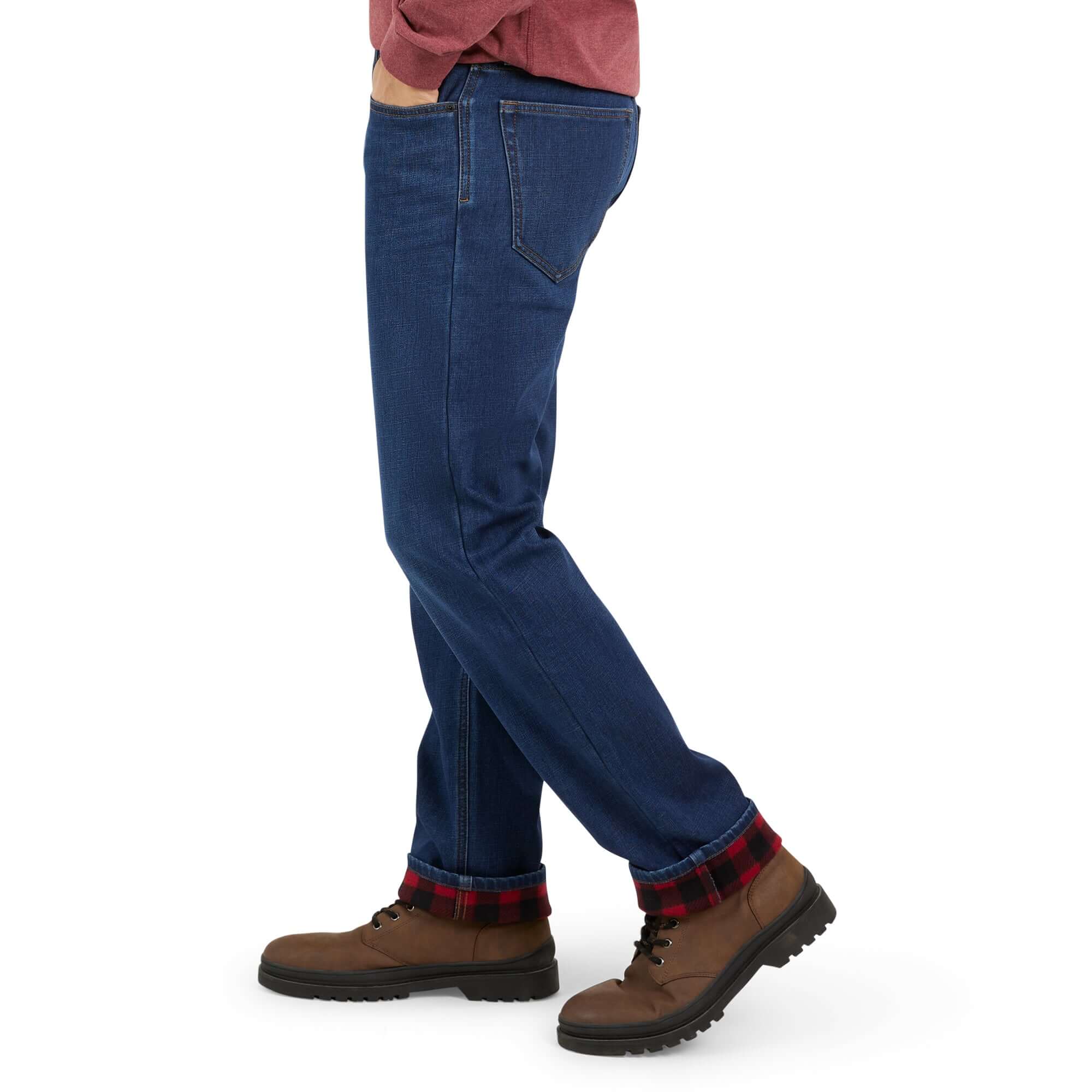 Regular Fit Fleece Lined Jeans - Osaka - Image 4