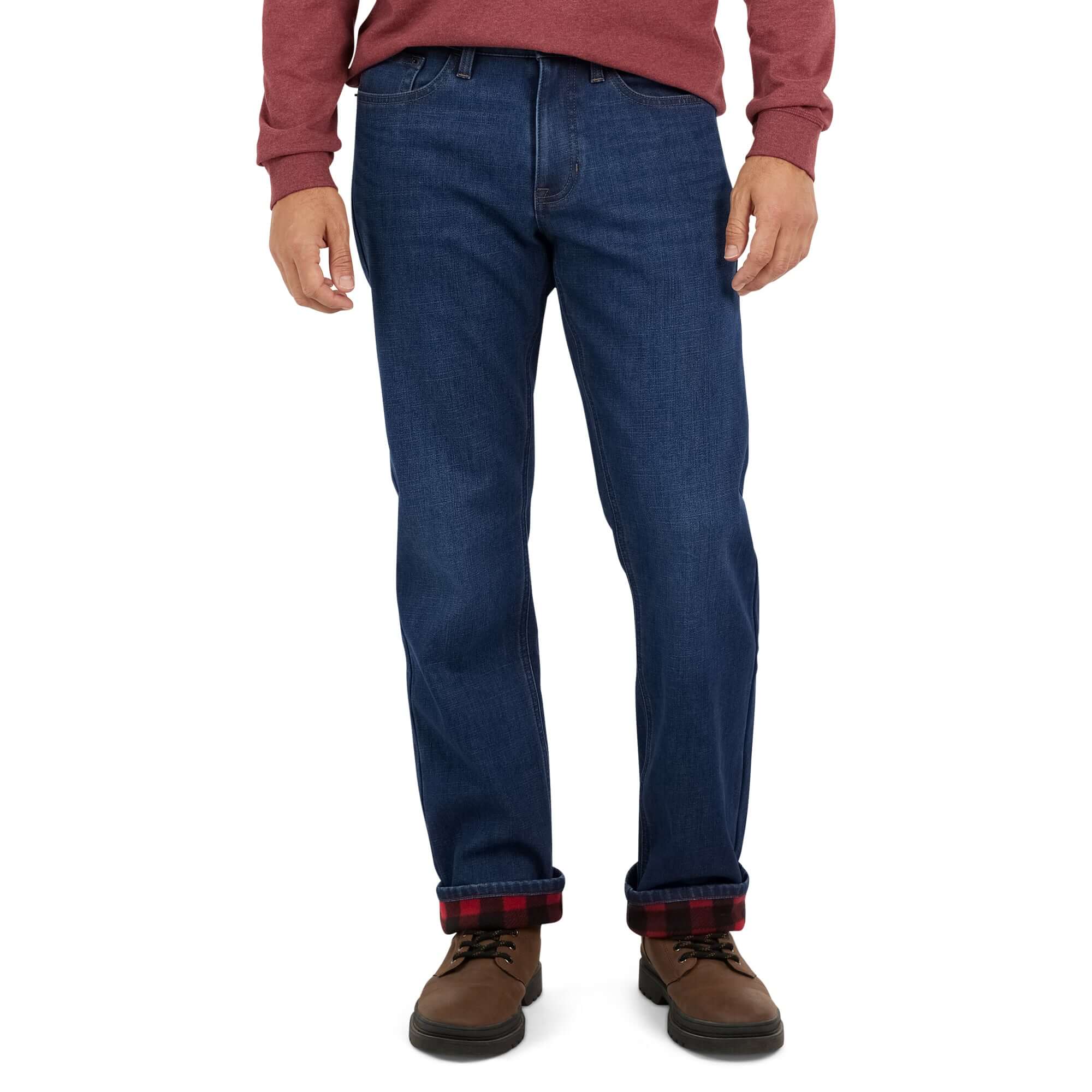 Regular Fit Fleece Lined Jeans - Osaka - Image 6
