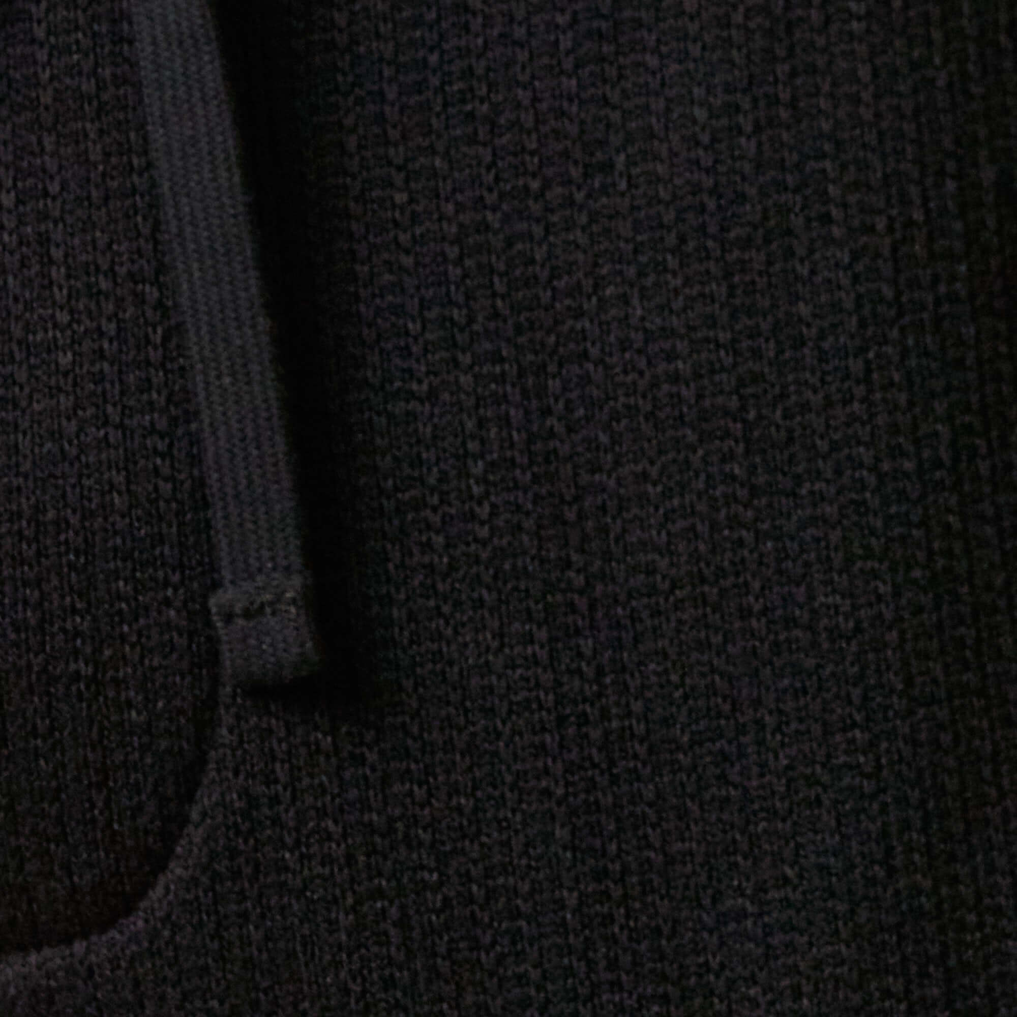 Ribbed Drawstring Pant in Black - Image 5
