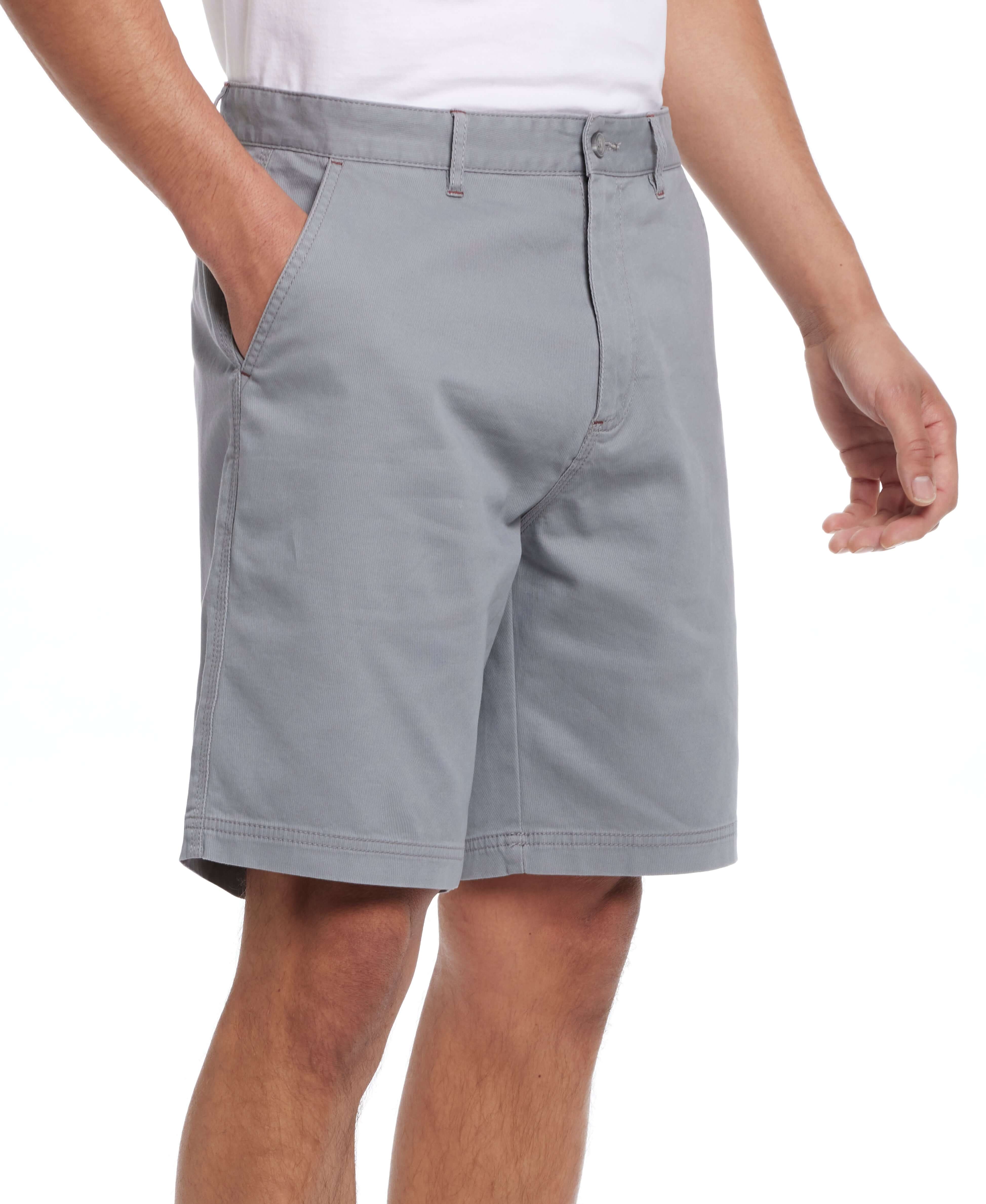 9" Cotton Twill Stretch Short In Sharkskin - Image 3