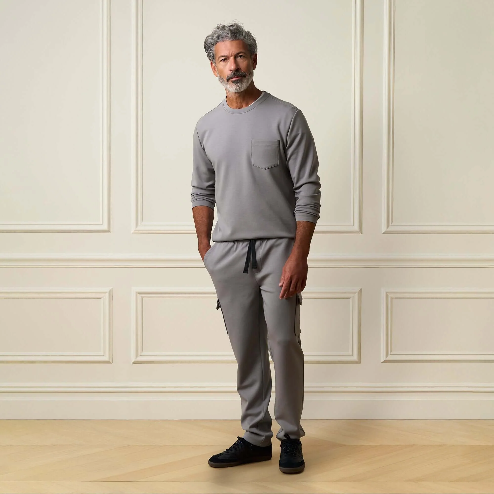 Scuba Crew Neck in Grey - Image 3