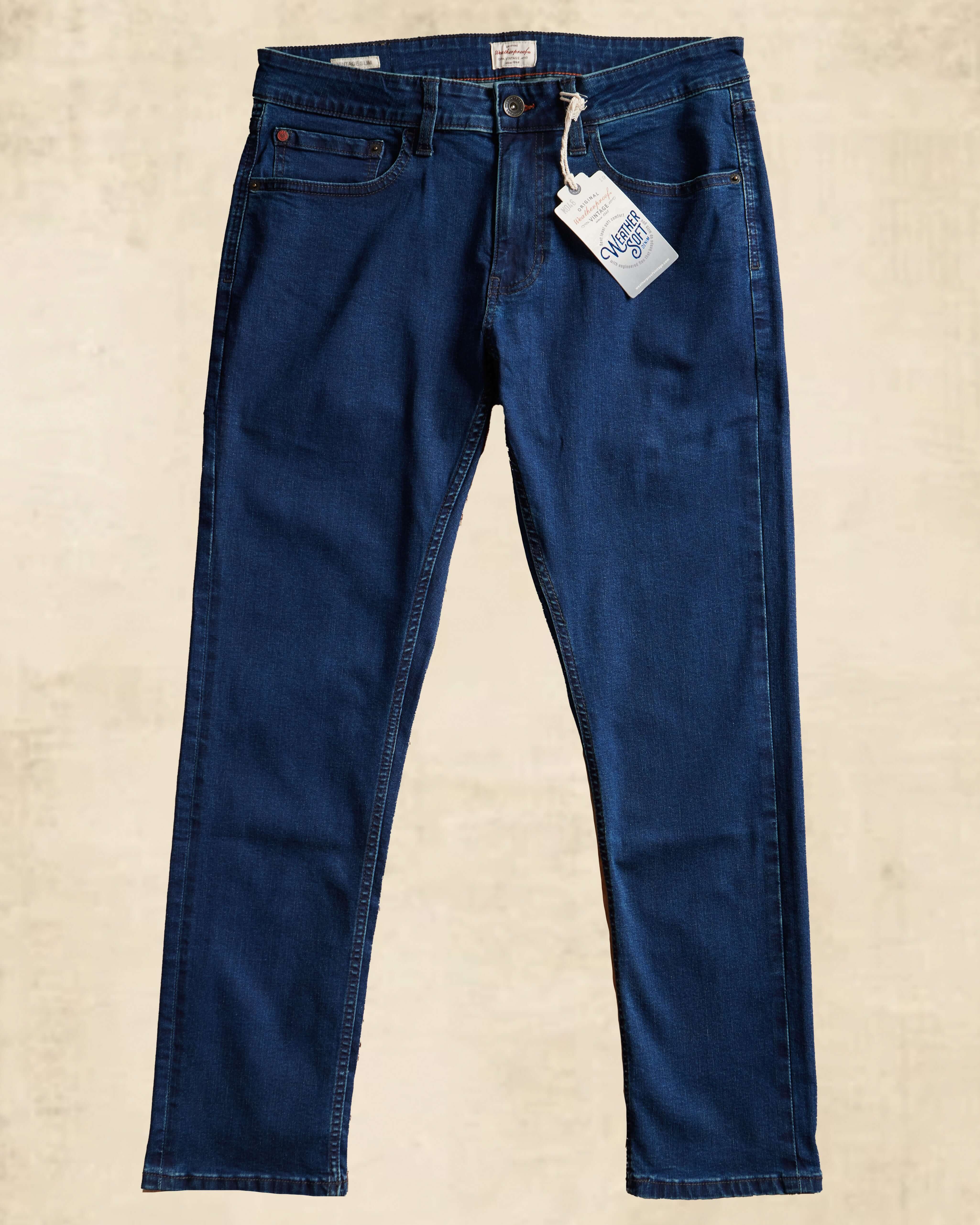 Slim Fit Denim Jeans In Carolina Blue - Image 3
