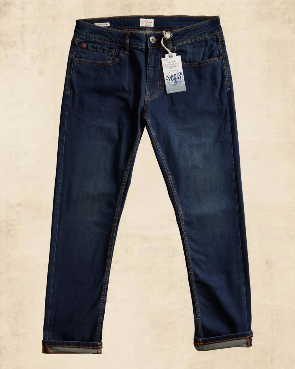 Slim Fit Denim Jeans In Moon Shadow - Image 3