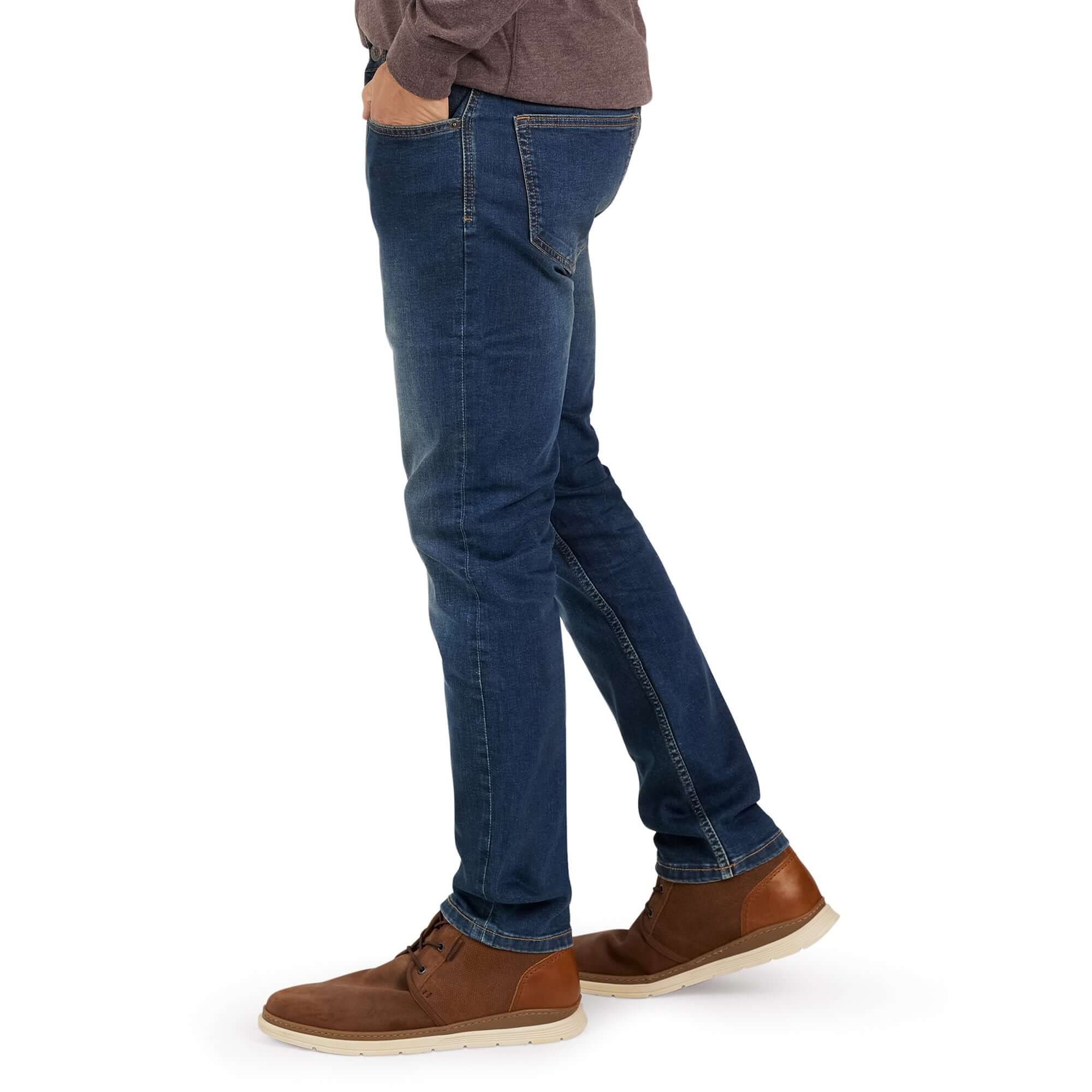Slim Fit Denim Jeans In Moon Shadow - Image 7