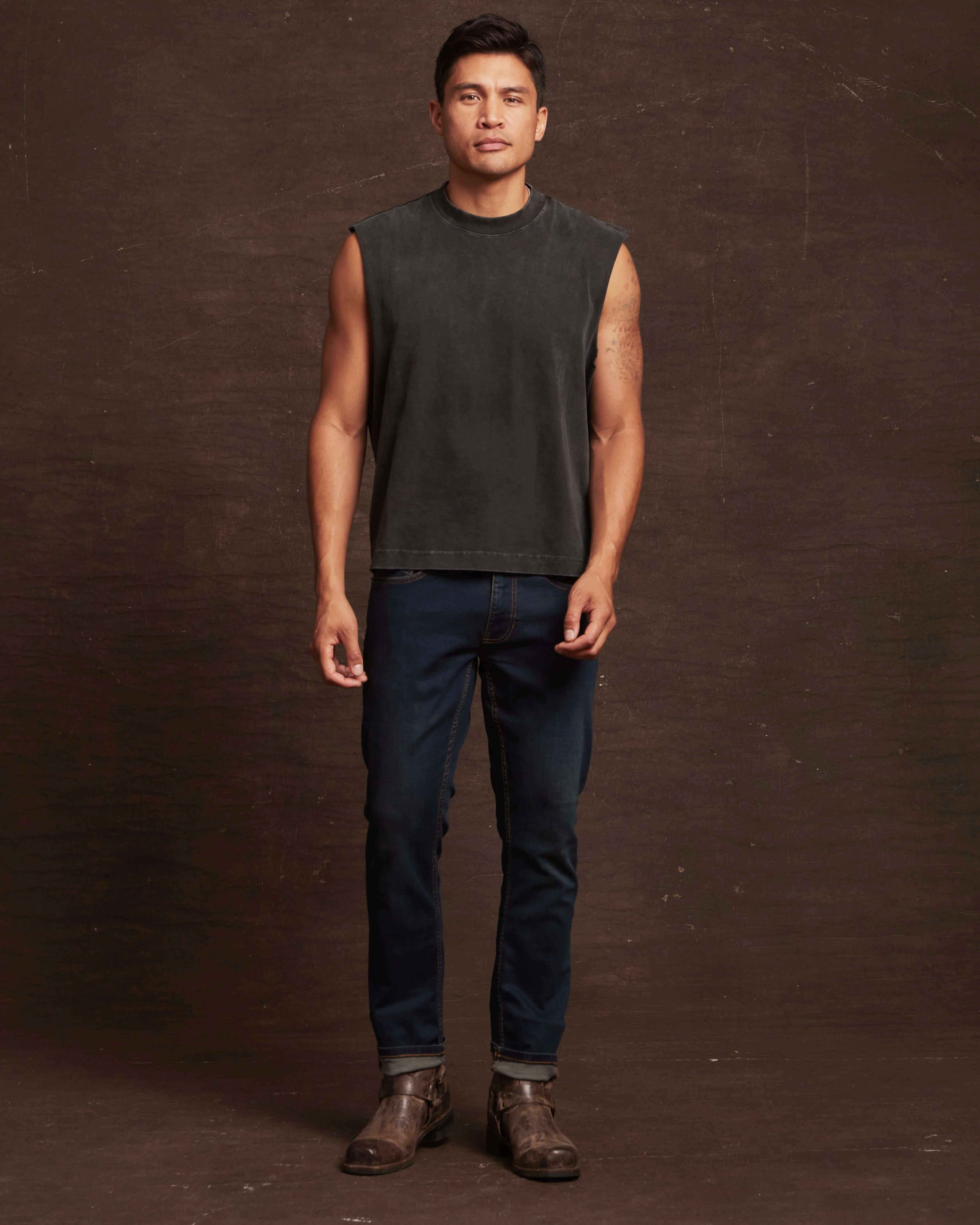 Slim Fit Denim Jeans In Moon Shadow - Image 8