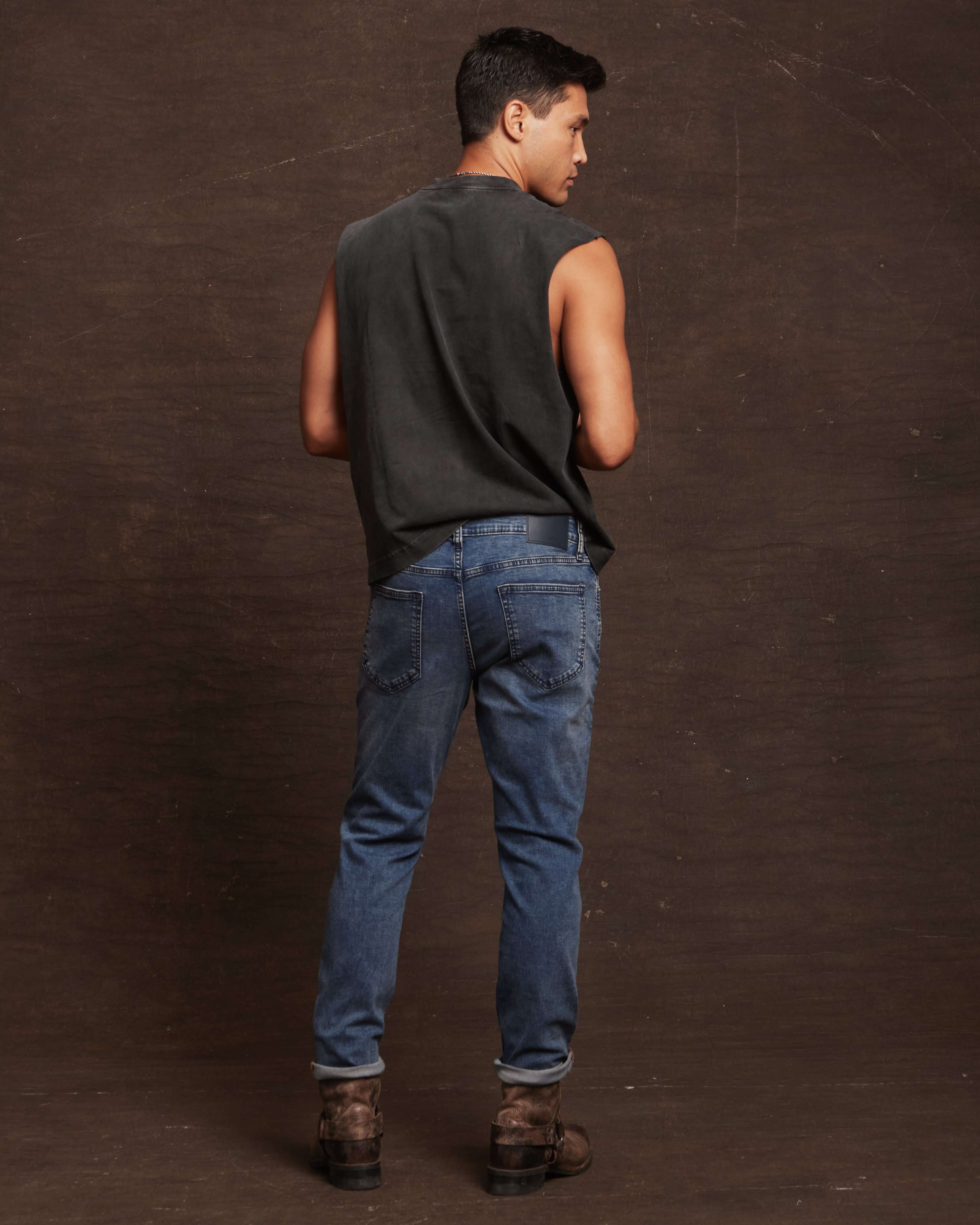 Slim Fit Denim Jeans In Niagara - Image 10