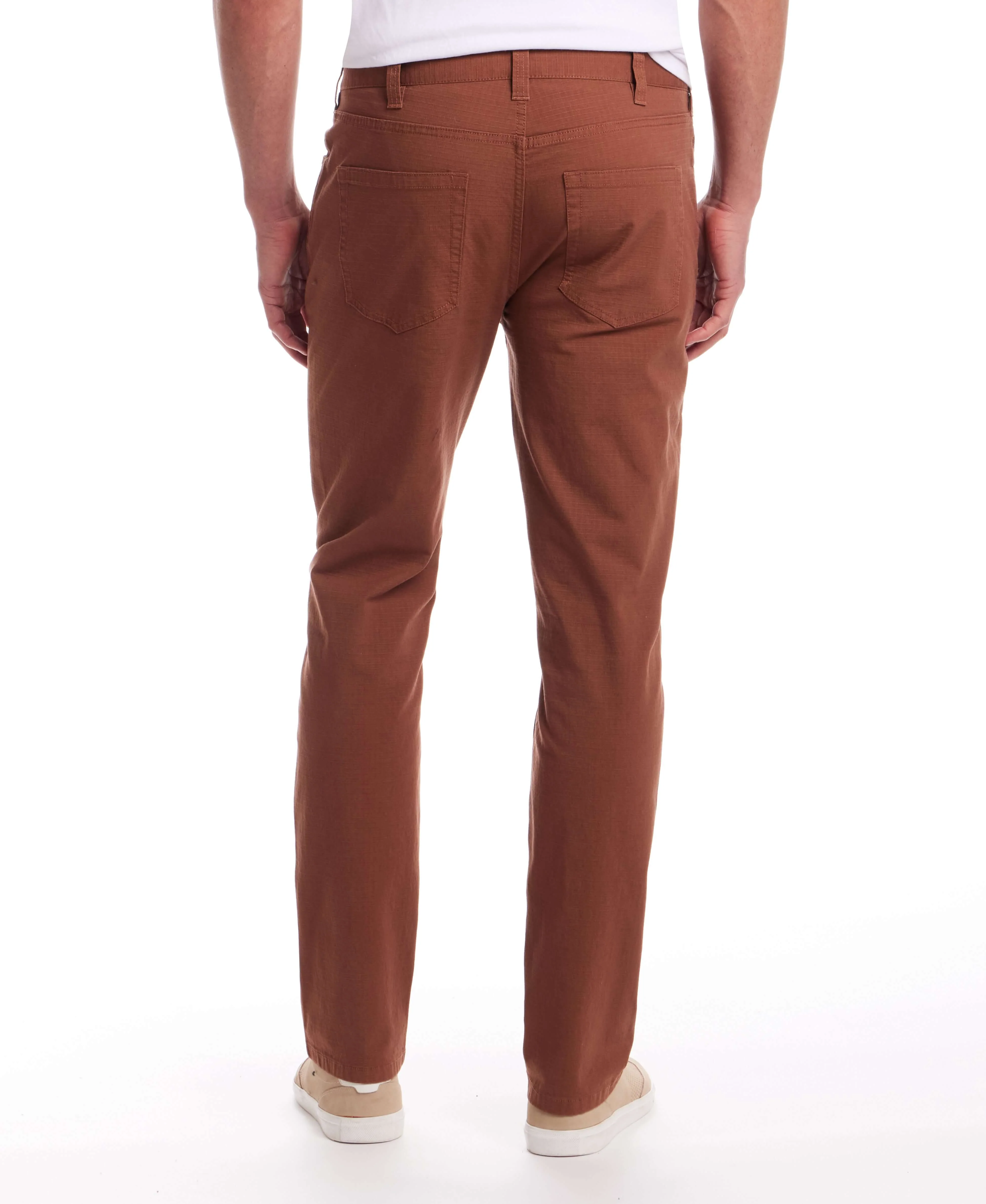 Stretch Cotton Ripstop Pant in Clay - Image 3