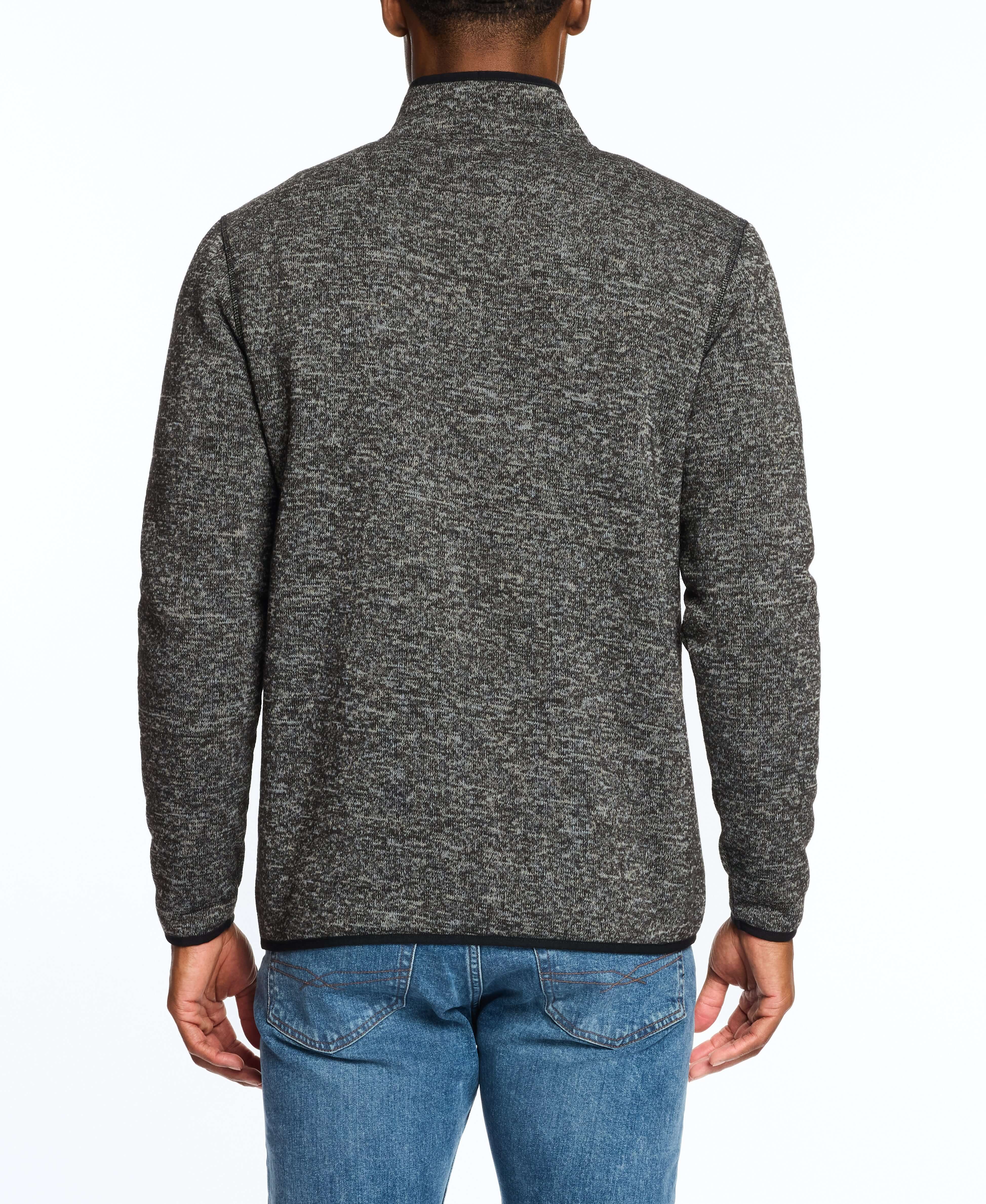 Sweaterfleece Pullover With Sherpa In Meteorite - Image 2