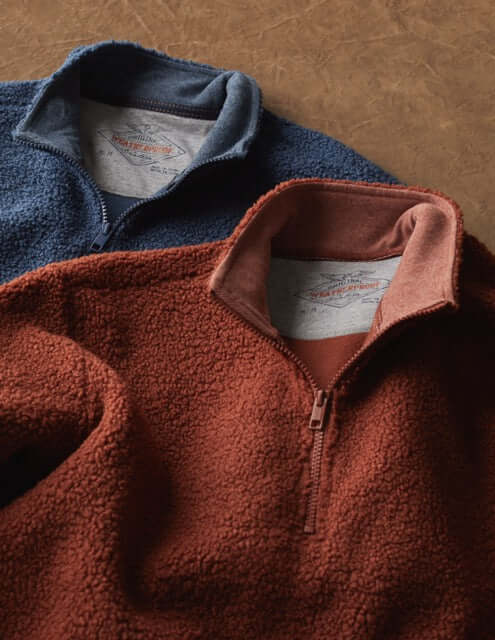 Teddy Sherpa Pullover In Pageant Blue - Image 5
