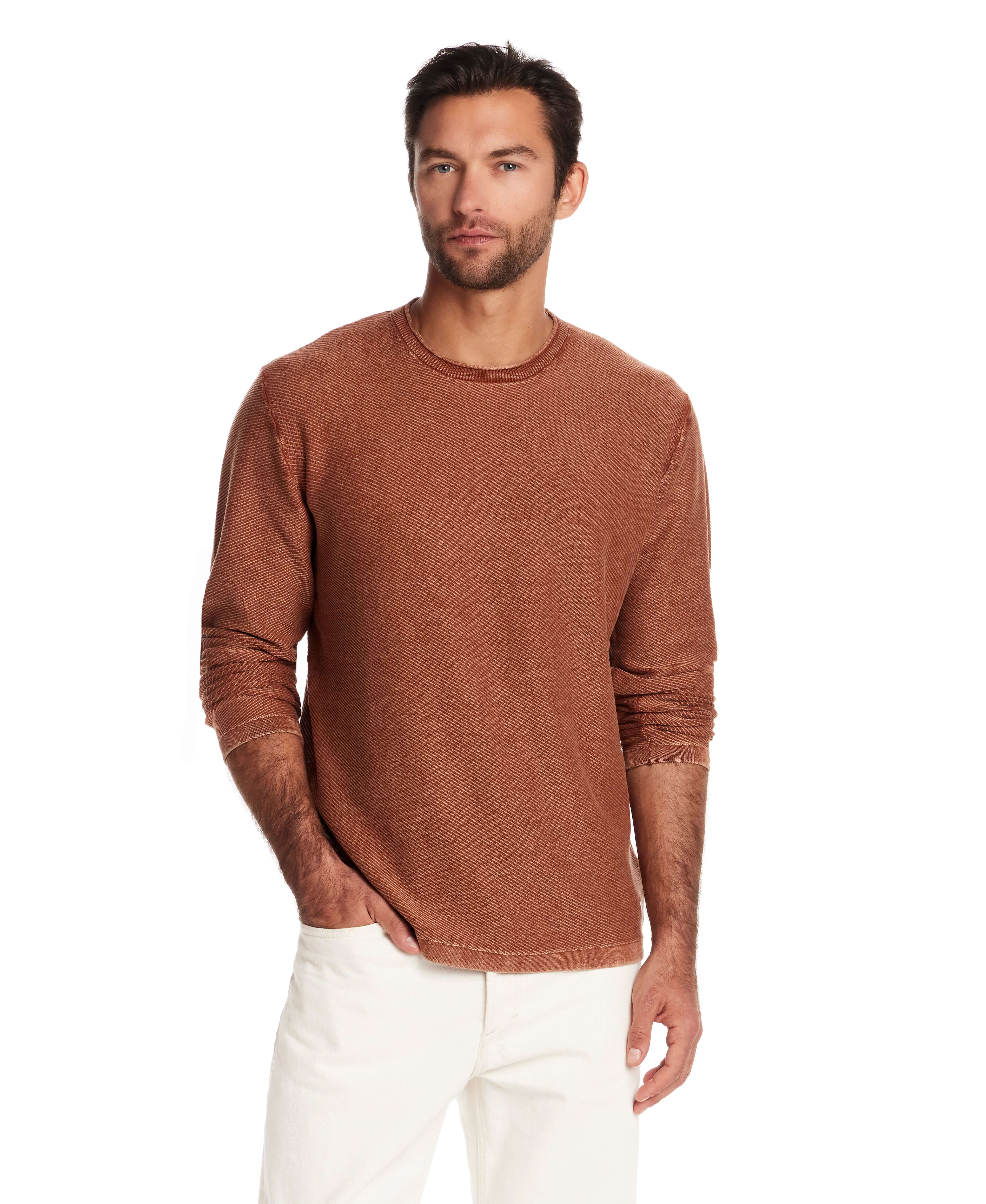 Twill Stonewash Sweater in Gingerbread - Image 3