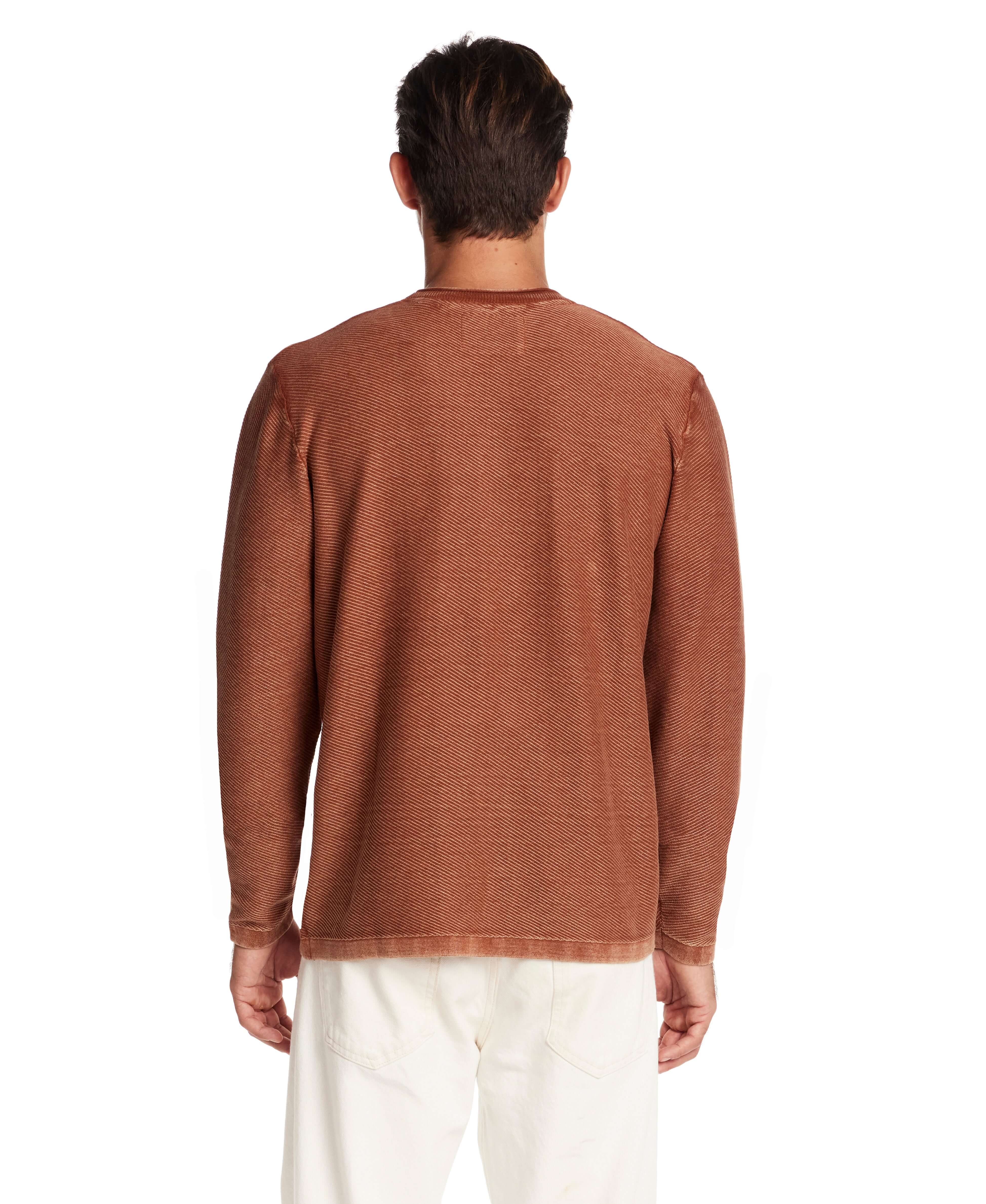 Twill Stonewash Sweater in Gingerbread - Image 4