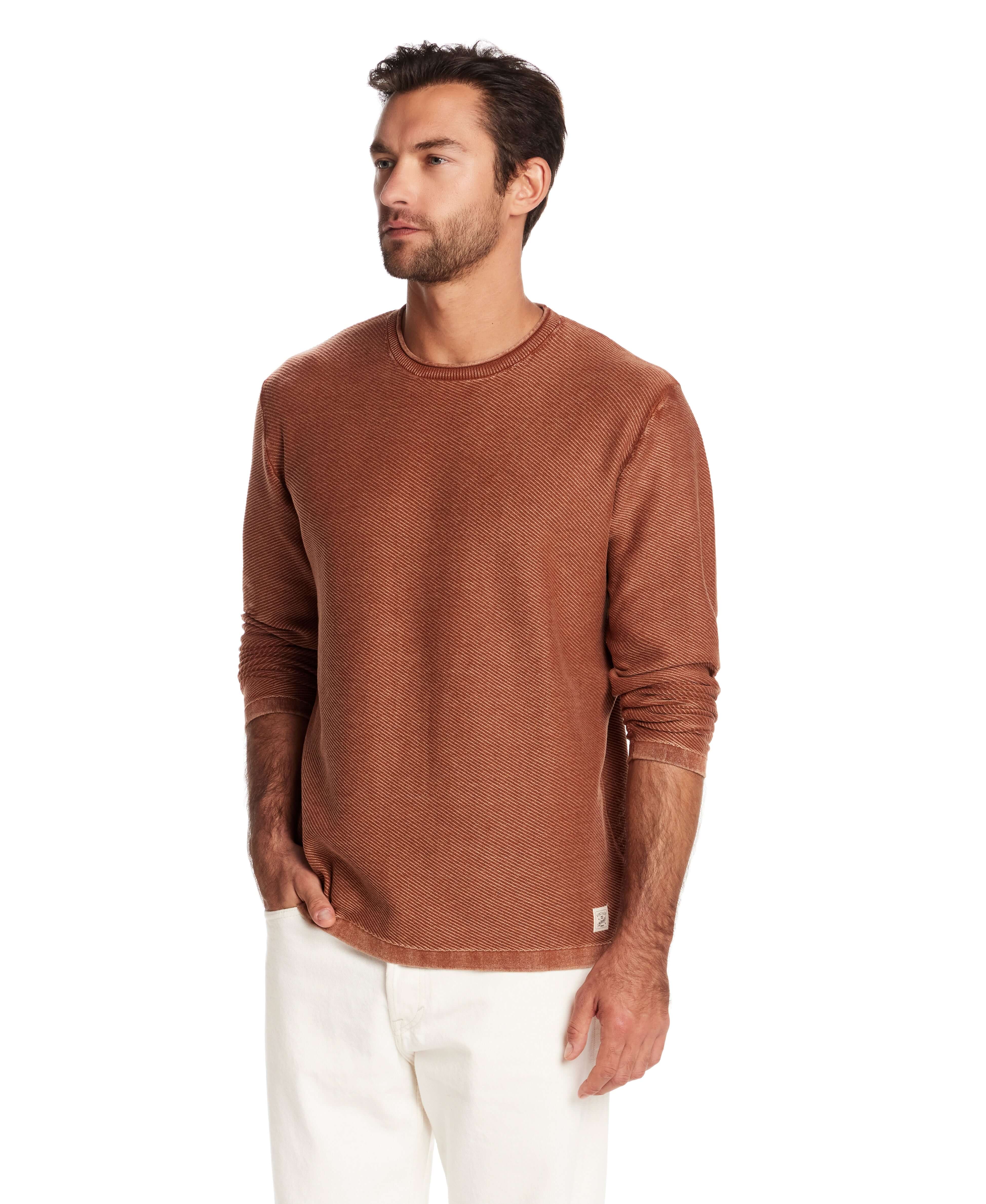 Twill Stonewash Sweater in Gingerbread - Image 6