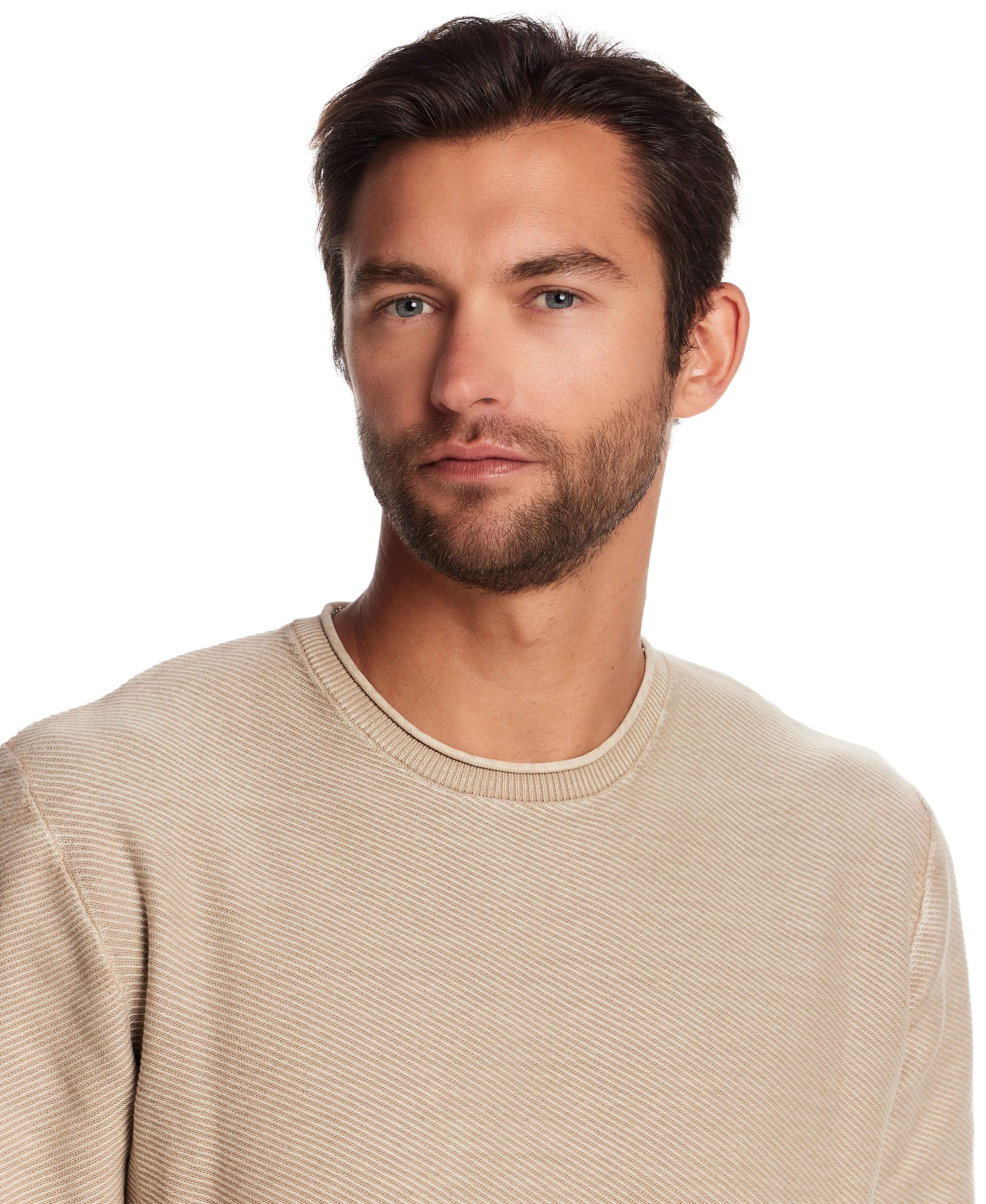 Twill Stonewash Sweater in Vintage Khaki - Image 4