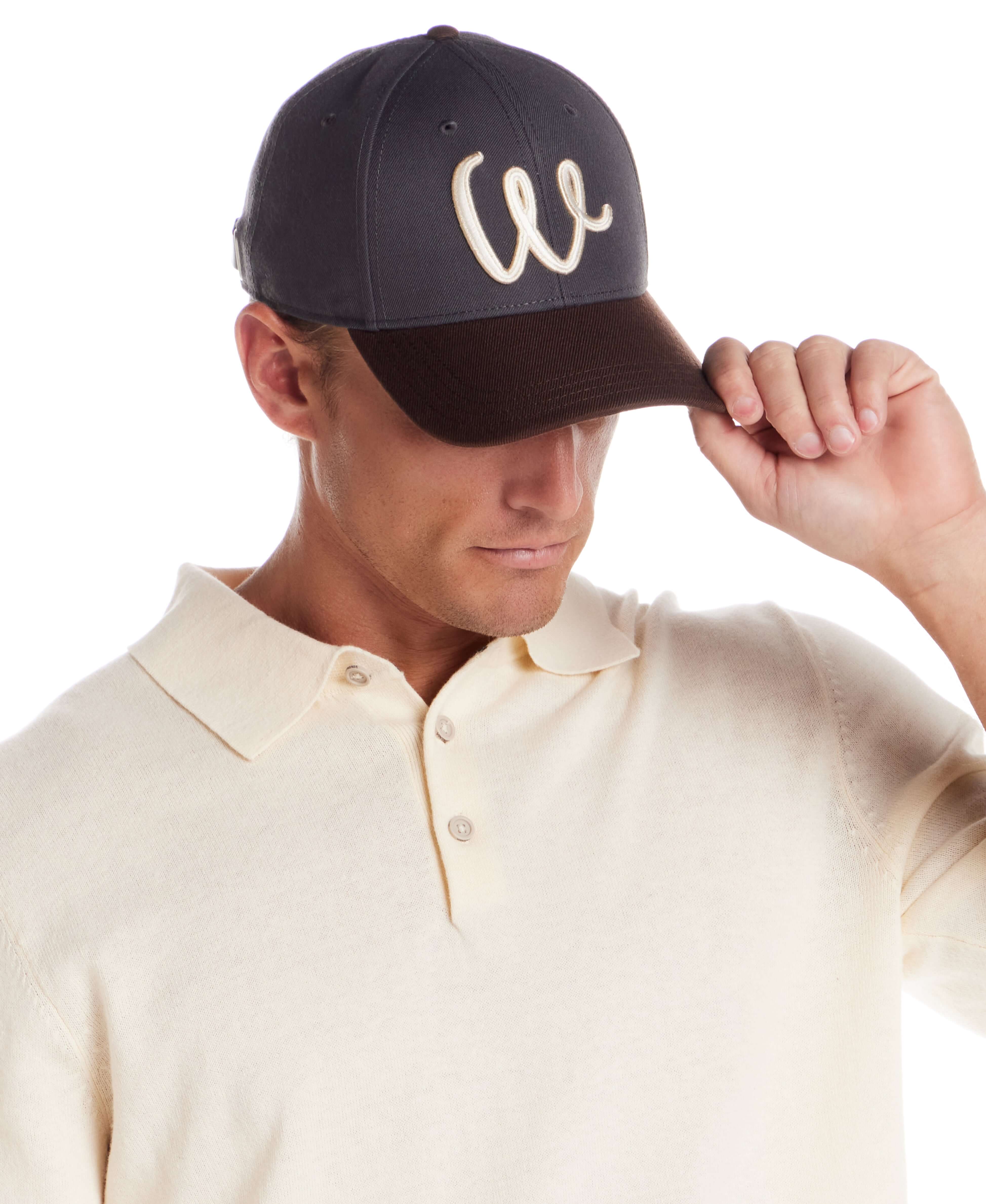Two Tone Wool Hat in Dark Grey and Brown - Image 4