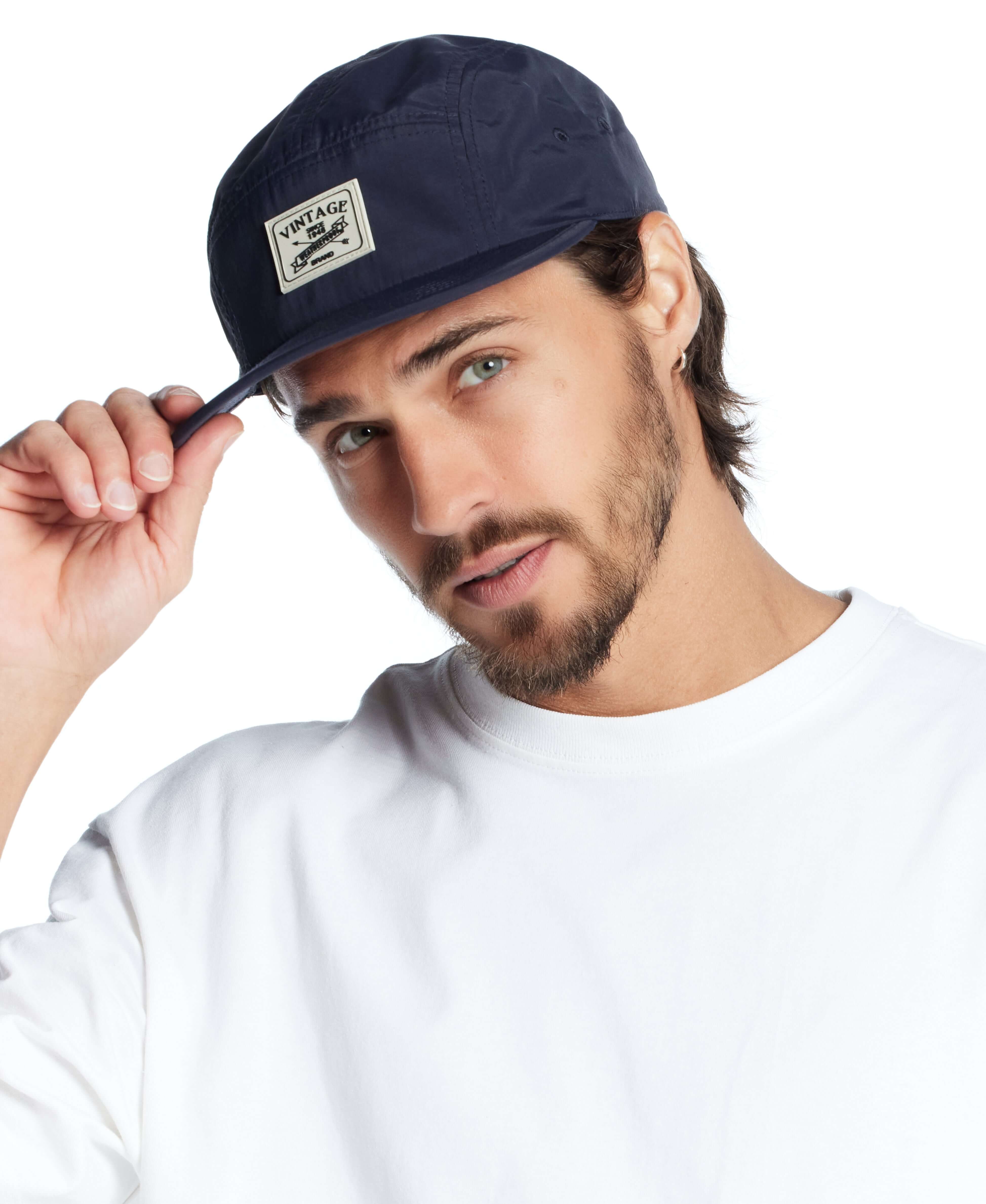 Vintage Jogger Cap in Navy - Image 3