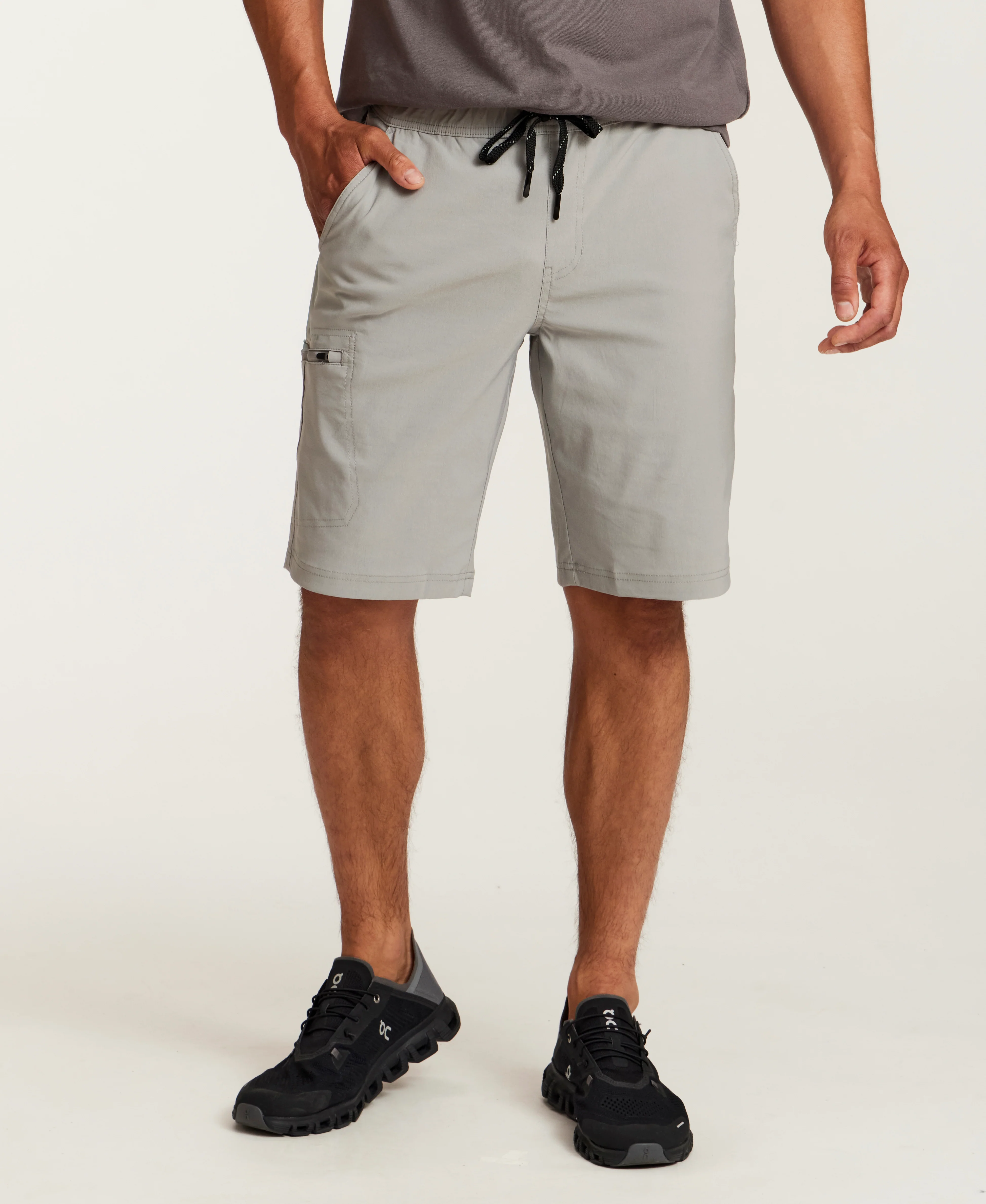 The Stratton Pull On Short in Quicksilver - Image 2