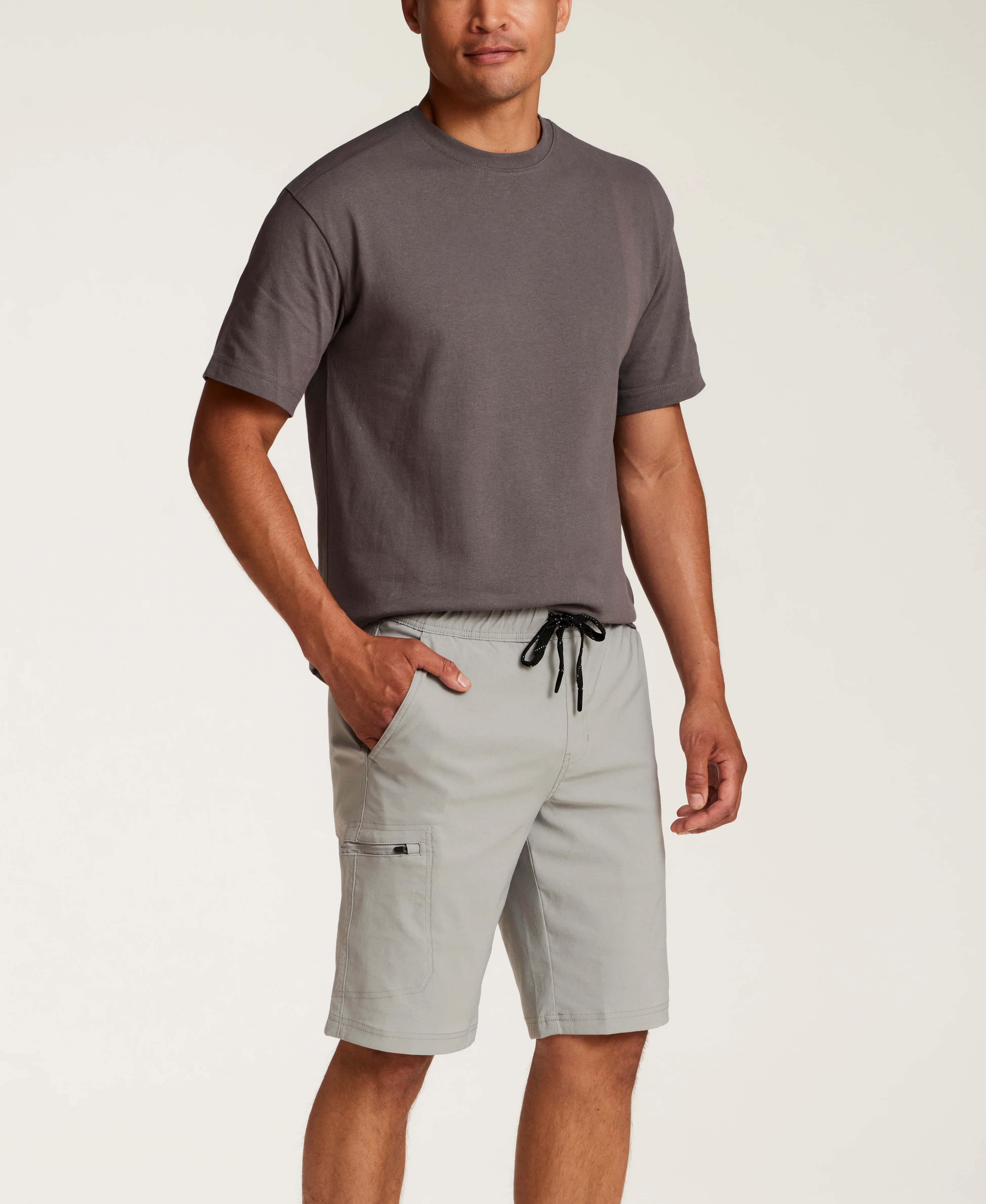 The Stratton Pull On Short in Quicksilver - Image 3